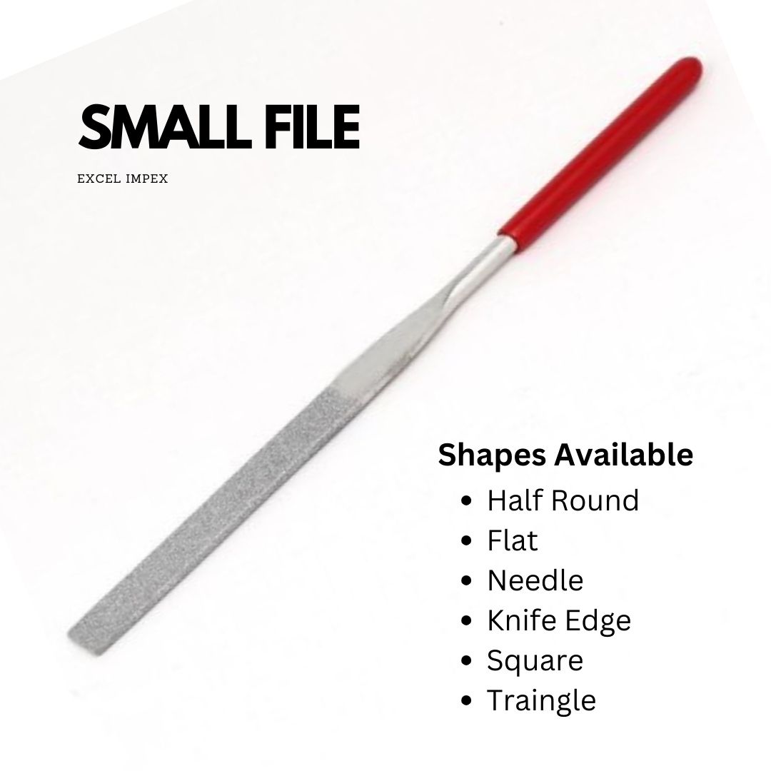 Excel Diamond File Total Length 160mm (SMALL) Diamond Coating Length 75