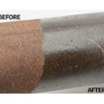 Steel wire coated with brass for corrosion resistance.