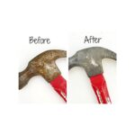 Strong bristles quickly remove flaking paint, rust, and scale