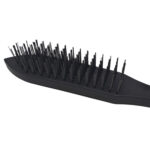 Black steel bristles brush with scraper is used for the removal of paint, rust etc