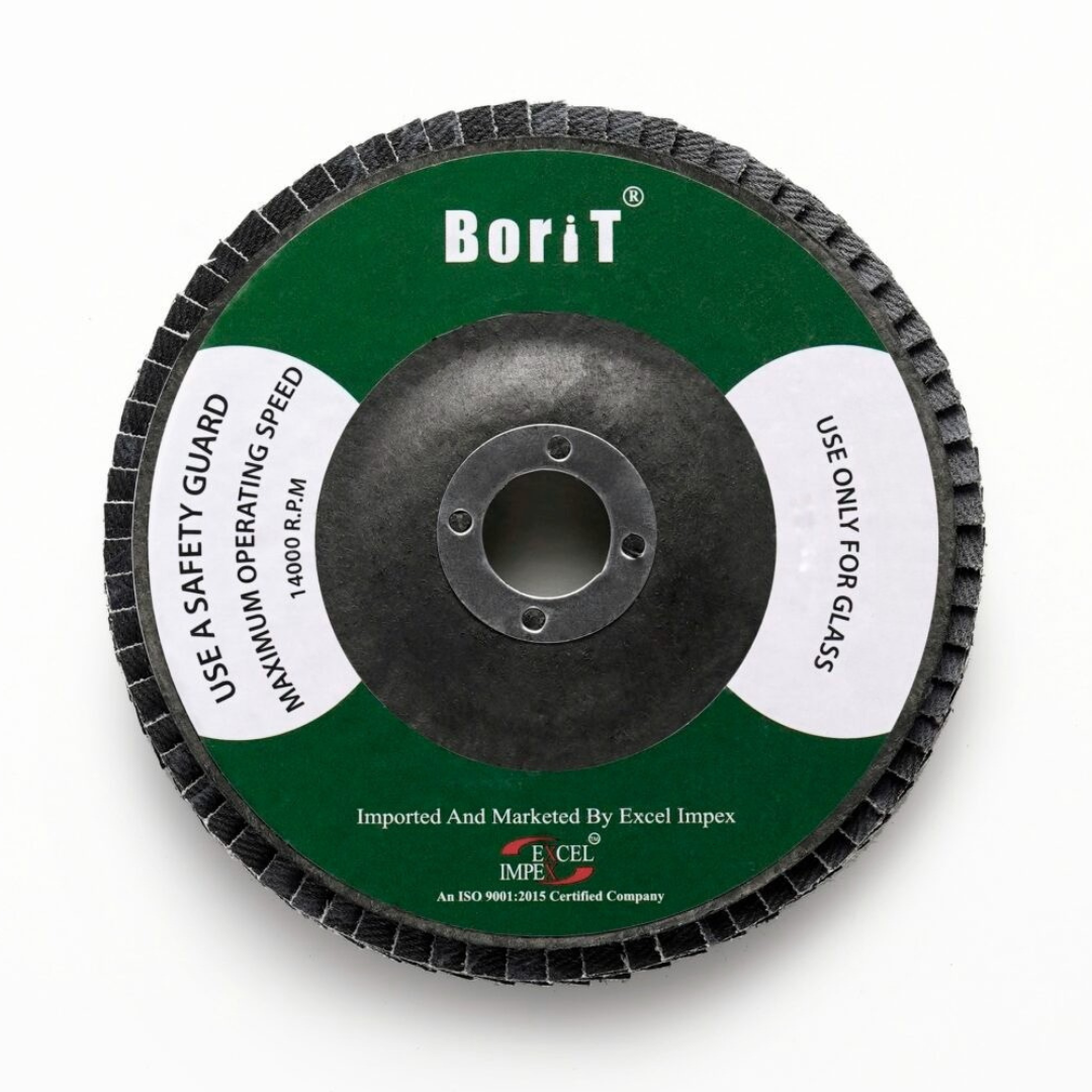 Untitled design - 2025-01-27T135721.098 Borit Flap Wheel 4.5inch- 22mm bore - Image 1