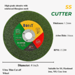 Borit SS Cutter 4 Inch Cutting Wheel for Stainless Steel - Image 5
